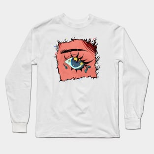 Sadness in the eyes Long Sleeve T-Shirt